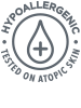 Hypoallergenic - tested on atopic skin